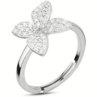 Ring Boccadamo Woman in Silver Zircone AN526 - AN526